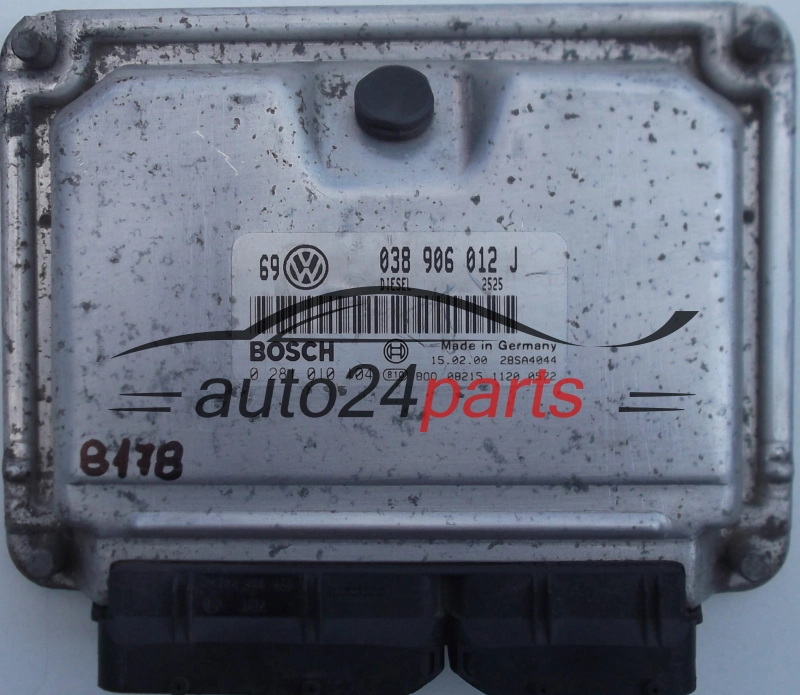  VW VOLKSWAGEN GOLF IV 1.9, BOSCH 0 281 010 104, 0281010104, 038 906 012 J, 038906012J