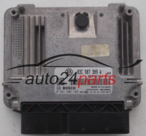 ECU ENGINE CONTROLLER VOLKSWAGEN GOLF 1.4 TSI BOSCH 0 261 S05 728, 0261S05728, 03C 907 309 A, 03C907309A, MED17.5.5 