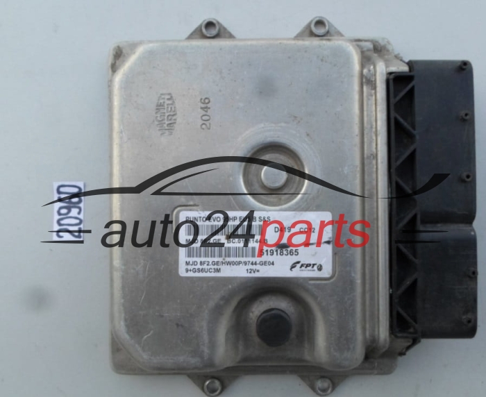 CENTRALITA DE MOTOR FIAT PUNTO EVO MJD 8F2.GE, MJD8F2GE, 51918365