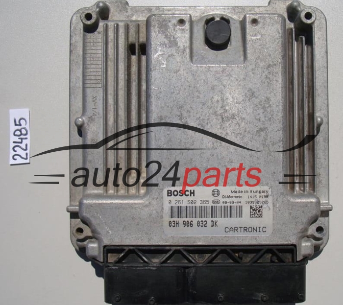 CALCULATEUR MOTEUR PORSCHE CAYENNE 957 3.6 03H906032DK, 03H 906 032 DK, BOSCH 0261S02365, 0 261 S02 365