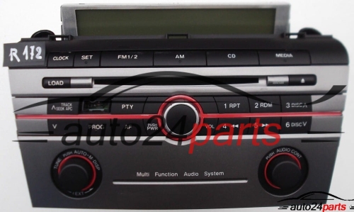 RADIO CD MULTI FUNCTION AUDIO SYSTEM MAZDA 14794018 / BR2D 66 AR0 / BR2D66AR0 