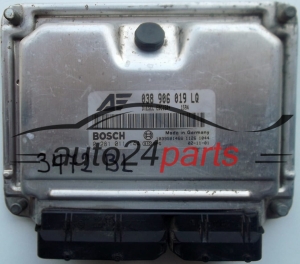 CALCULATEUR MOTEUR VW VOLKSWAGEN SHARAN SEAT ALHAMBRA 1.9 TDI 038906019LQ, 038 906 019 LQ, BOSCH 0281011144, 0 281 011 144, DIESEL EDC15P+ 1594 1039S01466