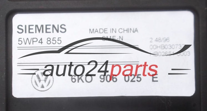 ECU CENTRALITA DE MOTOR  SEAT IBIZA CORDOBA VW POLO 1.6 AFT SIEMENS 5WP4 855, 6K0 906 025 E