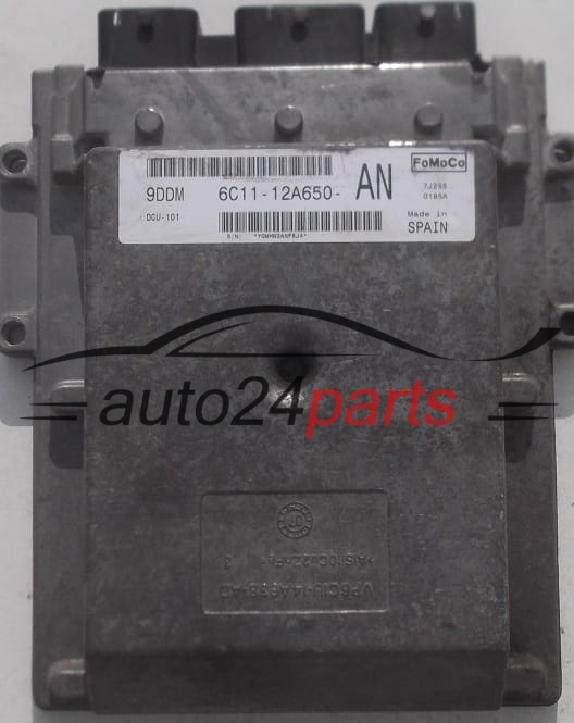 KOMPUTER STEROWNIK SILNIKA FORD TRANSIT 2.4 TDCI FoMoCo 6C11-12A650-AN, 6C1112A650AN