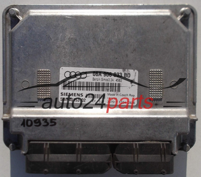 KOMPUTER STEROWNIK SILNIKA AUDI A3 1.6 06A 906 033 BD