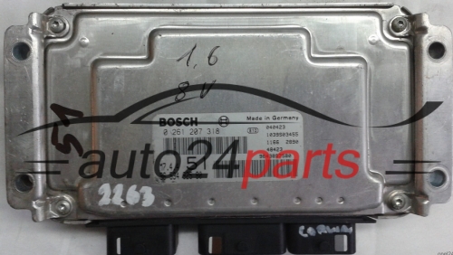 ECU CENTRALITA DE MOTOR CITROEN XSARA PICASSO 1.6 BOSCH 0 261 207 318