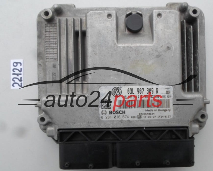 VW VOLKSWAGEN TIGUAN 2.0 TDI 03L907309R, 03L 907 309 R, BOSCH 0281016674, 0 281 016 674 DIESEL EDC17C46 