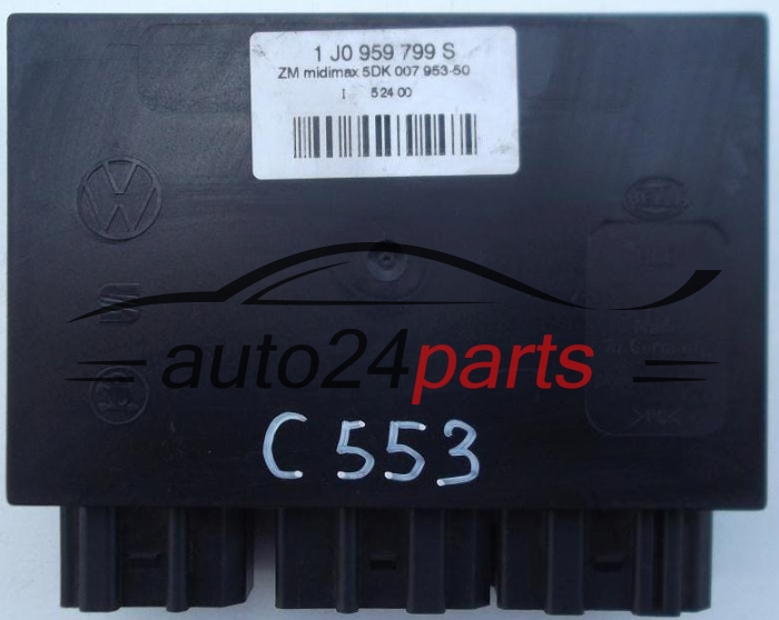 CENTRALKA MODUL STEROWNIK KOMFORTU VW SEAT SKODA HELLA 5DK 007 953-50