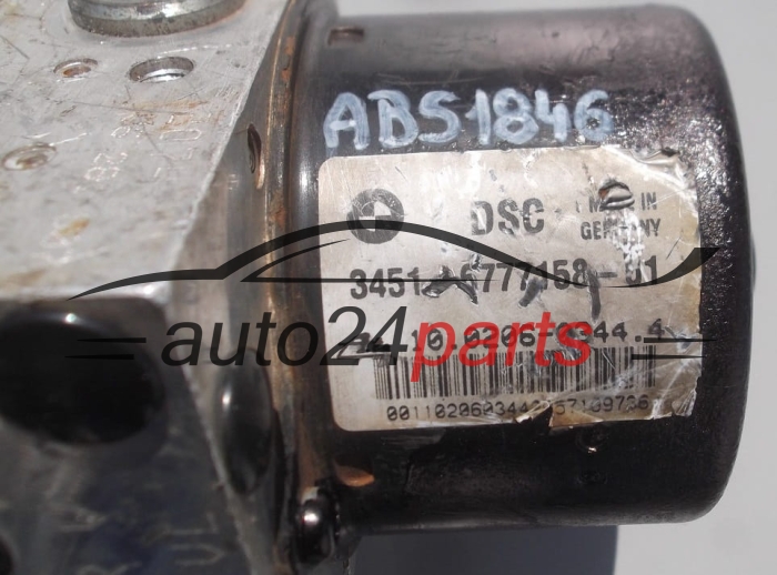 BOMBA DE ABS BMW E81 E87 3451677715801 10020603444  3452677715901