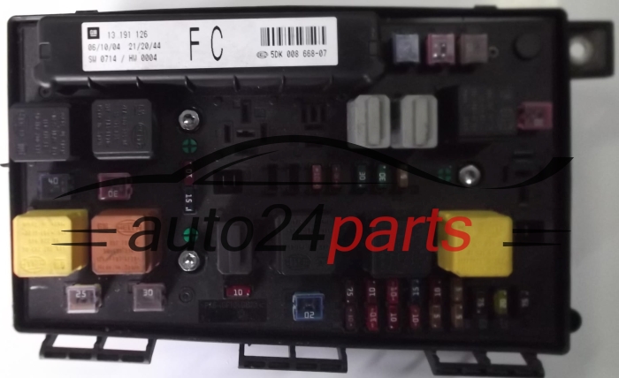 ELEKTRISCHER KASTEN SICHERUNGKASTEN SICHERUNG UND RELAIS STROMKASTEN RELAISKASTEN OPEL ASTRA ZAFIRA B 13191126 FC