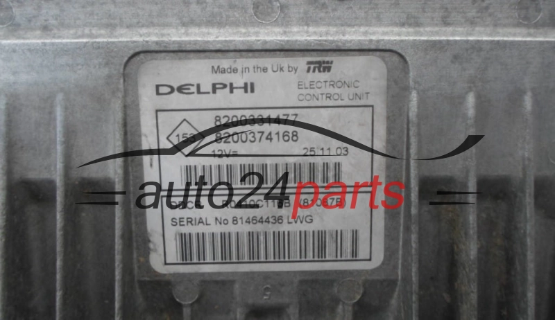 CALCULATEUR MOTEUR RENAULT 1.5 DCI Delphi R0410C116B