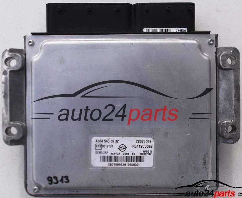 CENTRALINA DO MOTORE SSANGYONG ACTYON, A6645406532, 28075098, R0412C008B