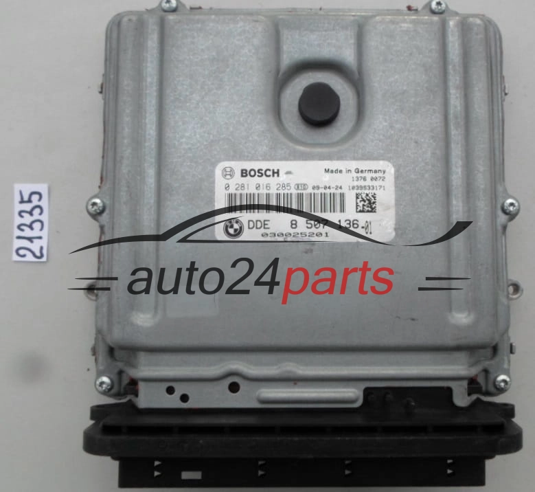 Μονάδα Ελέγχου Κινητήρα BMW E90 BOSCH 0 281 016 285, 0281016285, DDE 8 507 136, 8507136, DDE8507136