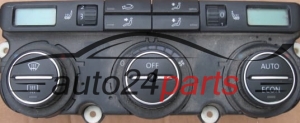 MANDO DE CALEFACCION AIRE ACONDICIONADO CLIMATRONIC VOLKSWAGEN TOURAN CADDY II GOLF V PASSAT B6 EOS JETTA TIGUAN HELLA 1K0 907 044 BA, 1K0907044BA, 5HB 008 732-10, 5HB00873210 