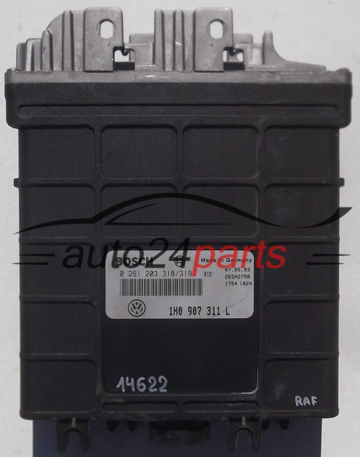  CENTRALINA MOTORE VW VOLKSWAGEN GOLF VENTO 1.8 1H0907311L, 1H0 907 311 L, BOSCH 0261203318 /319, 0 261 203 318, 26SA2758