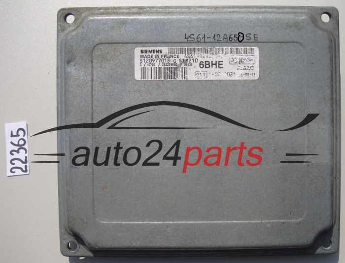 MOTORSTEUERGERÄT ECU STEUERGERAT FORD FIESTA S120977015 G, S120977015G, 4S61-12A650-SE, 4S6112A650SE, SIM210