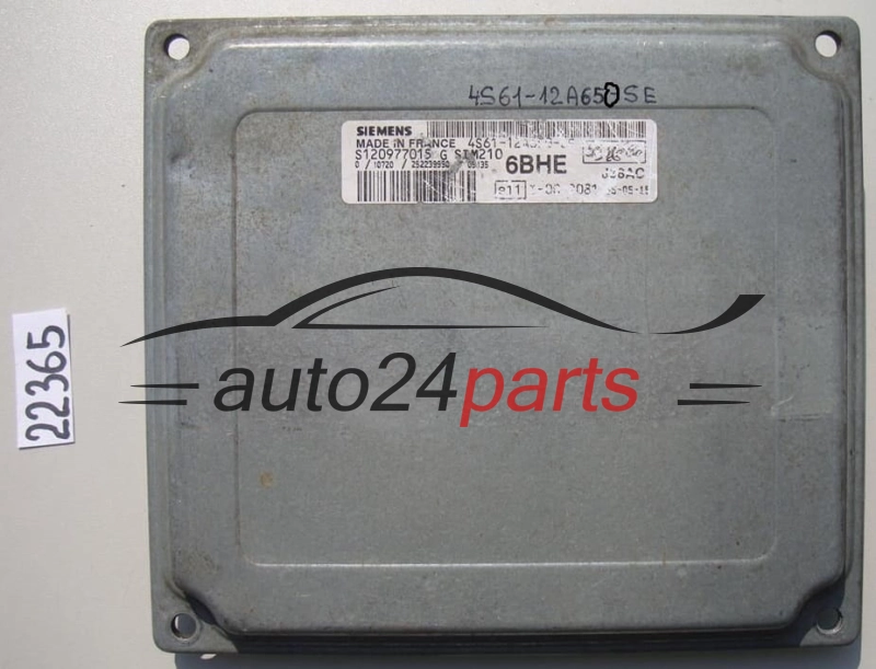 MOTORSTEUERGERÄT ECU STEUERGERAT FORD FIESTA S120977015 G, S120977015G, 4S61-12A650-SE, 4S6112A650SE, SIM210