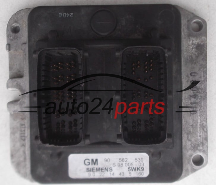 Μονάδα Ελέγχου Κινητήρα OPEL ASTRA ZAFIRA 1.8 X18XE1 SIEMENS 5WK9 5 160, 5WK95160, GM 90 582 539, 90582539