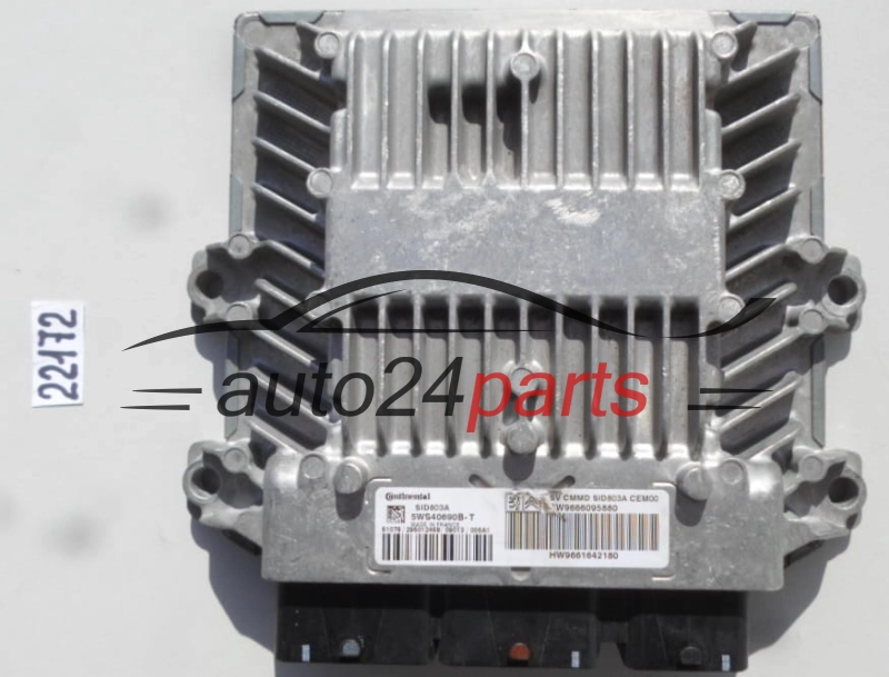 Μονάδα Ελέγχου Κινητήρα CITROEN 2.0 HDI 5WS40690B-T, 5WS40690BT, SW9666095880, HW9661642180, SID803A