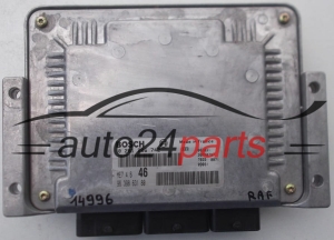 MOTORSTEUERGERÄT ECU STEUERGERÄT  PEUGEOT 607 BOSCH 0 261 206 742, 0261206742, 96 398 631 80, 9639863180 