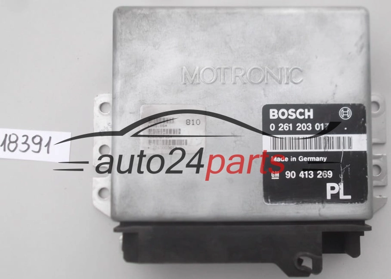 KOMPUTER STEROWNIK SILNIKA OPEL ASTRA 2.0 C20XE BOSCH 0261203017, 0 261 203 017, 90413269