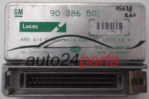 CALCULATEUR ABS OPEL GM 90 386 502, 90386502, LUCAS 32061058-03, 3206105803, HELLA 5SD 006 868-00, 5SD00686800