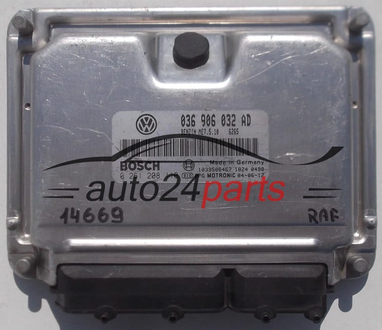 BOSCH 0 261 208 110, 0261208110, 036 906 032 AD, 036906032AD