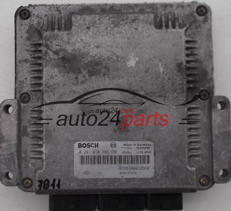 ΜΟΝΑΔΑ ΕΛΕΓΧΟΥ ΚΙΝΗΤΗΡΑ RENAULT MEGANE 1.9 DCI, BOSCH 0281010483, HOM8200039569