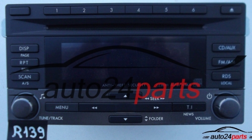 RADIO CD MP3 WMA SUBARU 86201FG300 / PF-2946A-A / PF2946AA 