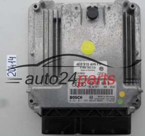 KOMPUTER STEROWNIK SILNIKA VOLKSWAGEN AUDI 4.0 TDI BOSCH 0 281 011 684, 0281011684, 4E0 907 409 B, 4E0907409B, 4E0910409F, 4E0910409FX, EDC16C4 - 20414