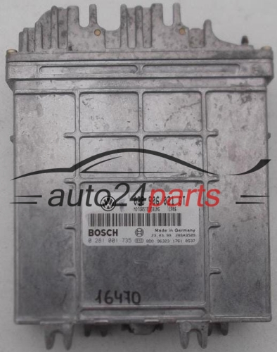 Μονάδα Ελέγχου Κινητήρα VW VOLKSWAGEN SHARAN ALHAMBRA 1.9 TDI BOSCH 0 281 001 735, 0281001735, 028 906 021 GT, 028906021GT