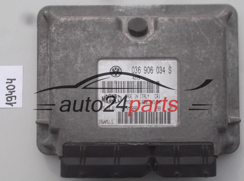 KOMPUTER STEROWNIK SILNIKA VOLKSWAGEN POLO MAGNETI MARELLI IAW 4MV.S, IAW4MVS, 036 906 034 S, 036906034S, 61600.645.04, 6160064504