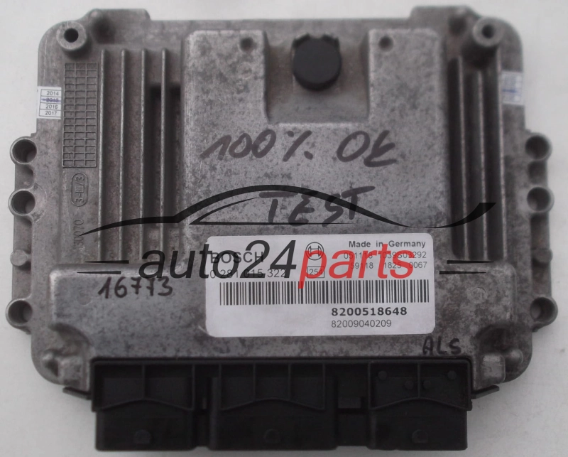 MOTORSTEUERGERÄT ECU STEUERGERÄT SUZUKI GRAND VITARA 1.9 DDIS BOSCH 0 281 015 322, 0281015322, 8200518648, 8200904029, 1039S03292