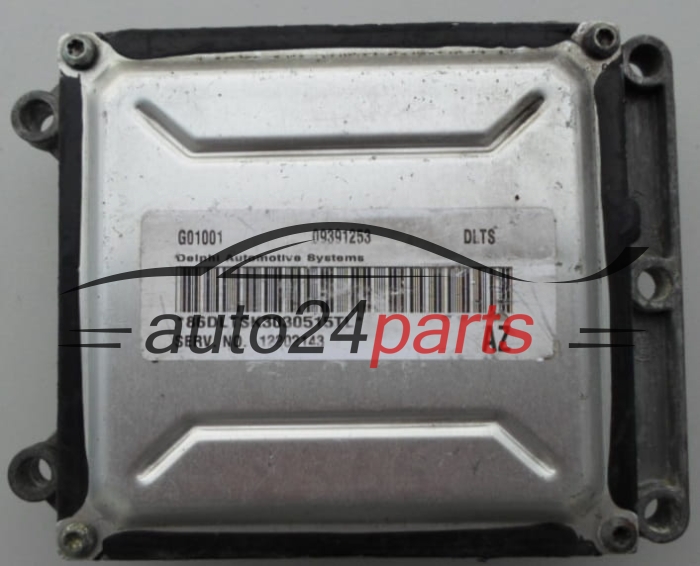 CENTRALITA DE MOTOR OPEL ASTRA VECTRA ZAFIRA 2.2 Z22SE 09391253 DLTS, 12202143, 12 202 143, 6235044, 62 35 044