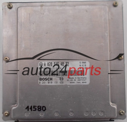 CENTRALITA DE MOTOR  MERCEDES 2.2 CDI BOSCH 0 281 010 191, 0281010191, A 028 545 48 32, A0285454832 
