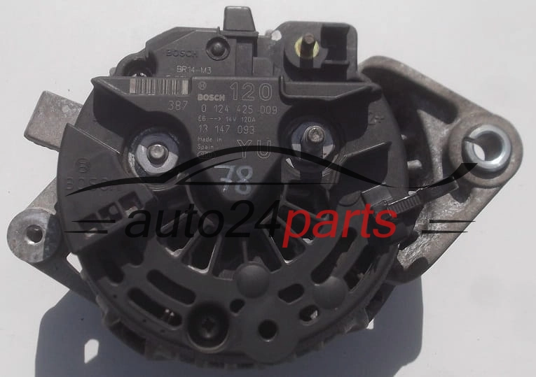 Alternatore OPEL SAAB 1.8 BOSCH  0124425009,  13147093 YU, 120A