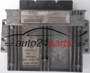 CALCULATEUR MOTEUR PEUGEOT 206 1.4 PSA SAGEM 21646584-5, 9645211580, 9644625680-00, S2000-23, 50409S05