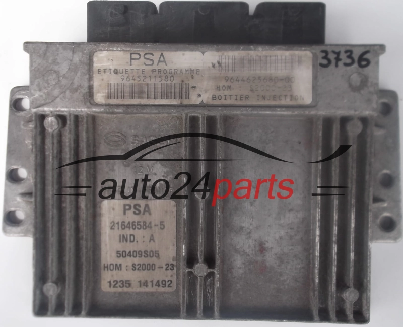 calculateur moteur pour peugeot 206 1.4