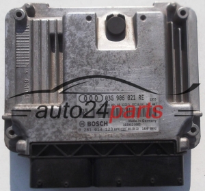 MOTORSTEUERGERÄT ECU STEUERGERÄT AUDI A3 1.9 TDI 03G906021RE, 03G 906 021 RE, 03G906021AB, 03G 906 021 AB, BOSCH 0 281 014 123, 0281014123, DIESEL EDC16U34 1955, 1039S25082
