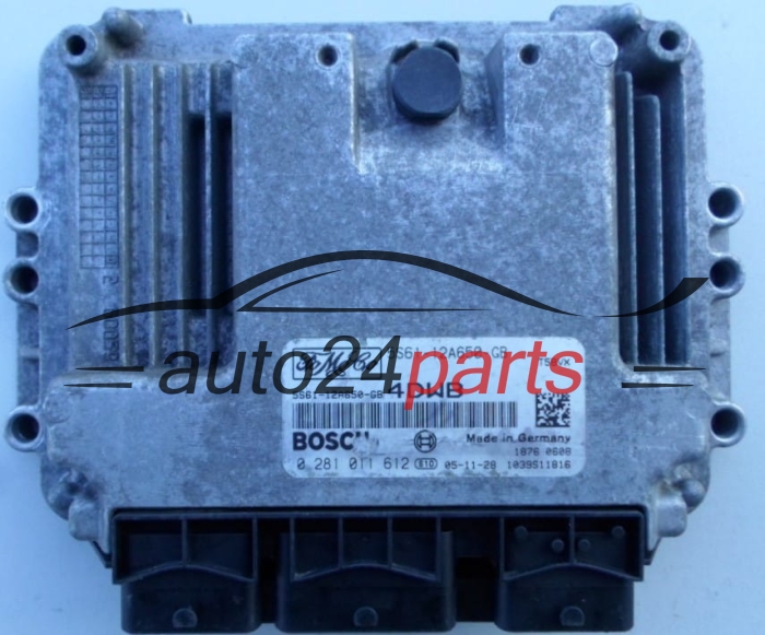 Μονάδα Ελέγχου Κινητήρα  FORD FIESTA 1.6 TDCI BOSCH 0 281 011 612, FoMoCo 5S61-12A650-GB