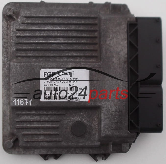 calculateur moteur pour fiat panda 1.3 jtd