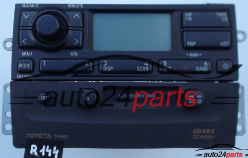 RADIO CD NAV CASSETTE CHANGER WH8406 TOYOTA 86110-C5010 / 86110C5010 / CN-TS6070L / CNTS6070L / 86120-C5050 / 86120C5050 / 22DC762/74B / 22DC76274B / PH762WY1054705 
