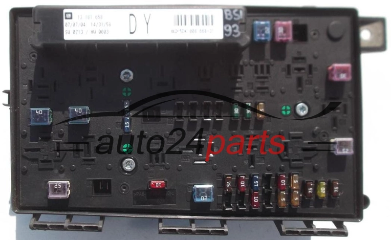 ELEKTRISCHER KASTEN SICHERUNGKASTEN SICHERUNG UND RELAIS STROMKASTEN RELAISKASTEN OPEL GM 13 181 658 DY HELLA 5DK 008 668-31