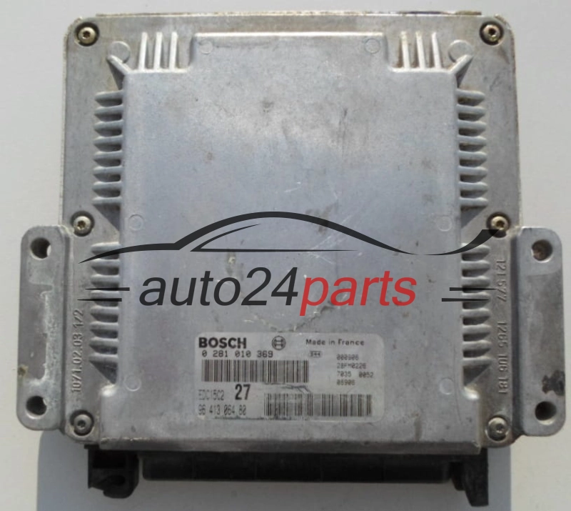 Μονάδα Ελέγχου Κινητήρα CITROEN 2.0 HDI BOSCH 0 281 010 369,  96 413 064 80