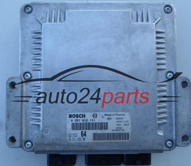 ECU CENTRALITA DE MOTOR  CITROEN PEUGEOT 2.2 HDI BOSCH 0 281 012 141, 96 611 452 80
