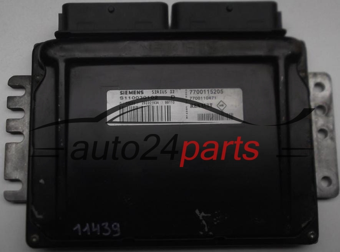 RENAULT TWINGO 1.2 S110030102 D, S110030102D, 7700115205 