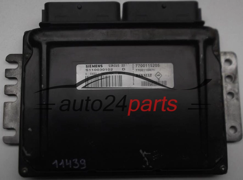RENAULT TWINGO 1.2 S110030102 D, S110030102D, 7700115205 