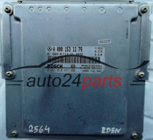 ECU CENTRALITA DE MOTOR MERCEDES VITO 220 CDI A0001531179, A 000 153 11 79, 0001531179, BOSCH 0281010431, 0 281 010 431