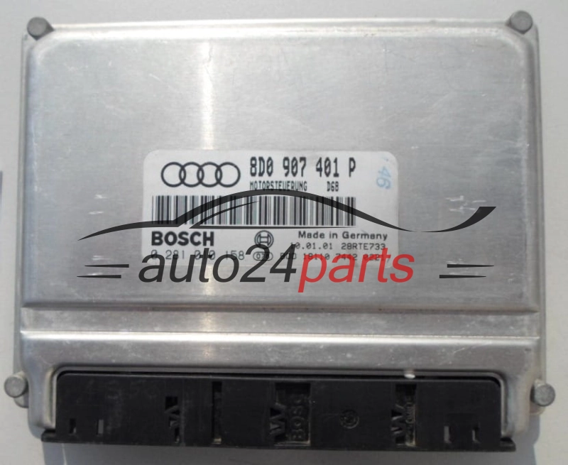 Μονάδα Ελέγχου Κινητήρα AUDI A4 B5 2.5 TDI BOSCH 0 281 010 158, 8D0 907 401 P