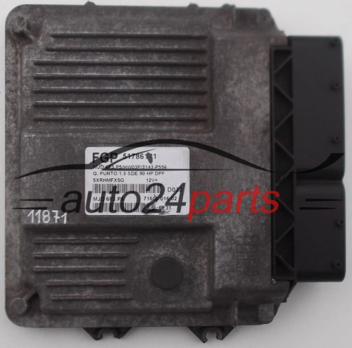 ECU ENGINE CONTROLLER FIAT PANDA 1.3 JTD 51786121, MJD 6F3.P5, MJD6F3P5